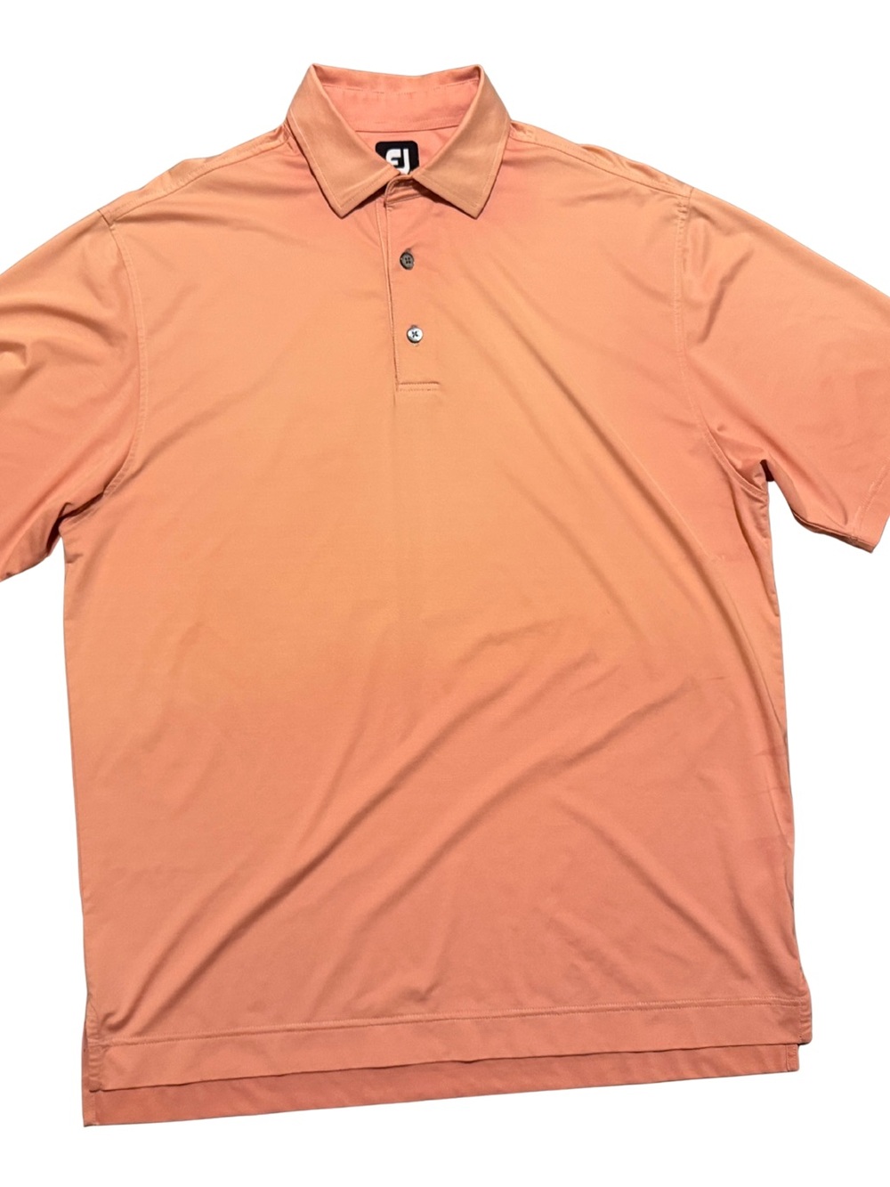 FootJoy Men's Peach Short-Sleeve Performance Polo